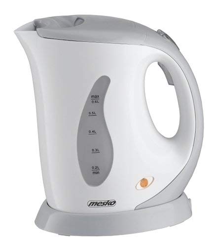 Mesko MS 1236r MS1236R Kettle plastic 06 L Gray, 760, plast, bílá/šedá