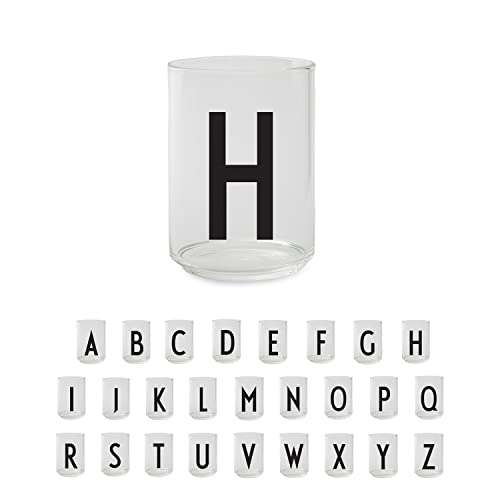 Design Letters Persönliches Trinkgläser (A-Z) 350 Ml | Ideal als...