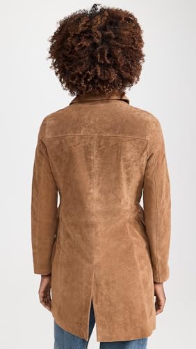 [BLANKNYC] Womens Women's Real Suede Trench Coat3