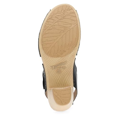 Image of Dansko Tamra Peep Toe Sandal for Women - Quality Leathers and a Heel for a Classy, All-Day Look - Cushioned Footbed for All-Day Comfort