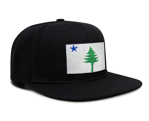 Image of International Tie State Hat for Men and Women, Adjustable Snapback Trucker Baseball Cap with Embroidered Patch