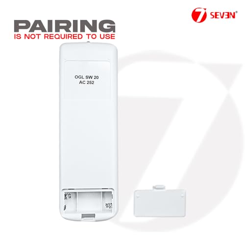 Image of 7SEVEN Compatible with O General Inverter Ac Remote Original AR-RRA2E Model 252 Suitable Split Air Conditioner ASGG24CETA-B and Ensure Genuine Remotes Replicate Exactly