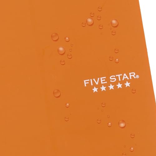 Image of Five Star Spiral Notebook, 1 Subject, College Ruled Paper, 4-3 /8 inch x 7 inch, Small Size, 80 Sheets, Fights Ink Bleed, Water Resistant Cover, Sedona Orange (450048CD1-ECM)