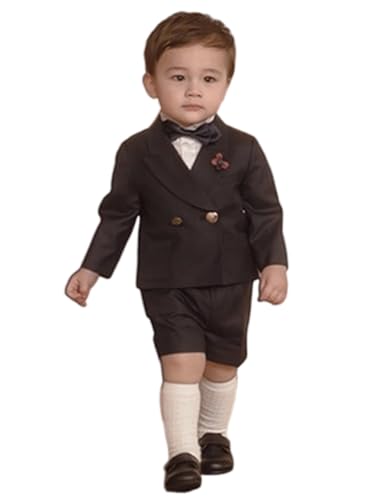 Veste à revers et costume deux pièces garçon style smoking