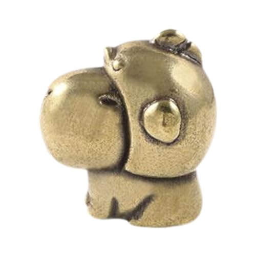 Capybara figurine pour vitrine et voiture ornement miniature avec chapeau