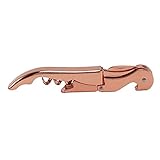 Ergonomía: a diferencia de otros sacacorchos para vino que son propensos al dolor o difíciles de usar, este sacacorchos premium tiene un diseño ergonómico y siente cómodo. El recubrimiento de cobre da cuenta de una excelente máquina que mueve con suavidad.