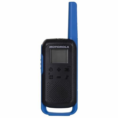 Motorola Talkabout T62 PMR, Radio De Banda Ciudadana (PMR446, 16 Canales Y 121 Códigos, Alcance De 8 Km, Azul