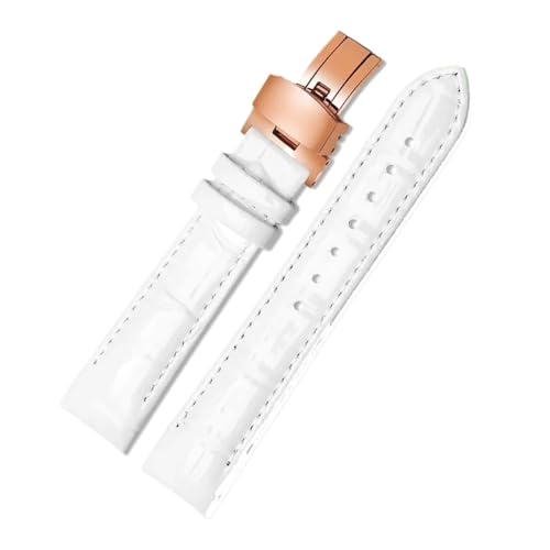 Bracelet montre cuir véritable 18mm pour Tissot Couturier T035 femme