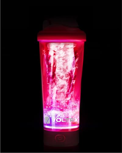 Image of VOLTRX Premium Electric Protein Shaker Bottle, Made with Tritan - BPA Free - 24 oz Vortex Portable Mixer Cup /USB Rechargeable Shaker Cups for Protein Shakes