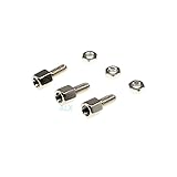 Lot de 20 vis d'espacement à tête hexagonale 5 + 7 mm avec écrou entretoise Stanley 5 mm + 7 mm pour connecteur série D-Sub VGA DB9 DB15 DB25 RS232 COM