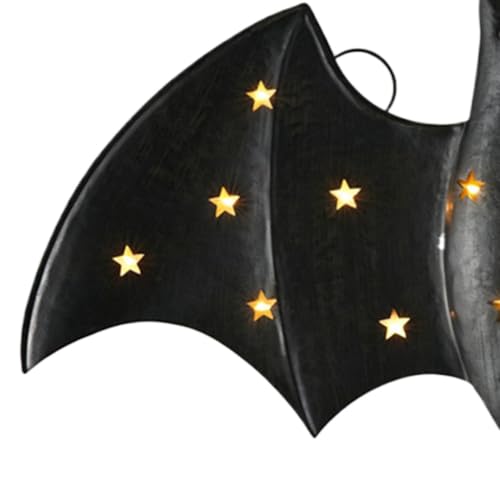Murciélago de Halloween LED gótico para iluminar paredes oscuras 8