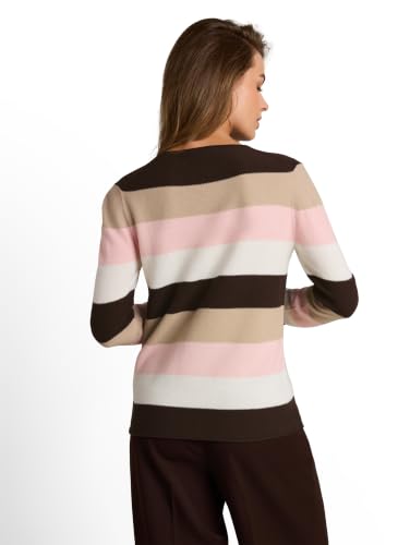 TOM TAILOR Damen Strickpullover mit Rundhalsausschnitt – Ansicht 3