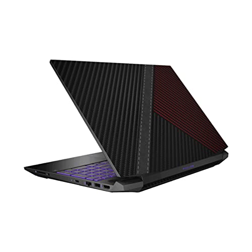 Autocollant HP Pavilion 15.6 anti rayure skin carbone pour modèle 15-dk0047TX