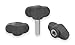 Mini Wing Knob, Ext, 5/16-18, 1.57 In, 2.16