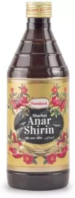 Hamdard Sharbat Anar Shirin (Pomegranate) 500ml Juice Drink (1 Bottle, 1 Piece)