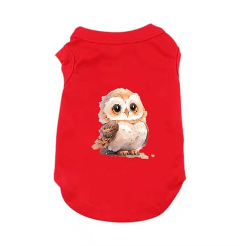 ZSDGBZ 犬服 タンクトップ 袖なし XL 薄手 かわいい 男の子 女の子 春夏 秋冬 犬の服 着せやすい シャツ レッド ペット服 ドッグウェア お出かけ 虫除け 脱毛保護 日焼き防ぐ 小型犬 中型犬 猫服