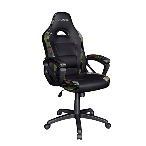 Trust Gaming GXT 1701C Ryon Sedia da Gioco, Pelle, Verde, Taglia Unica