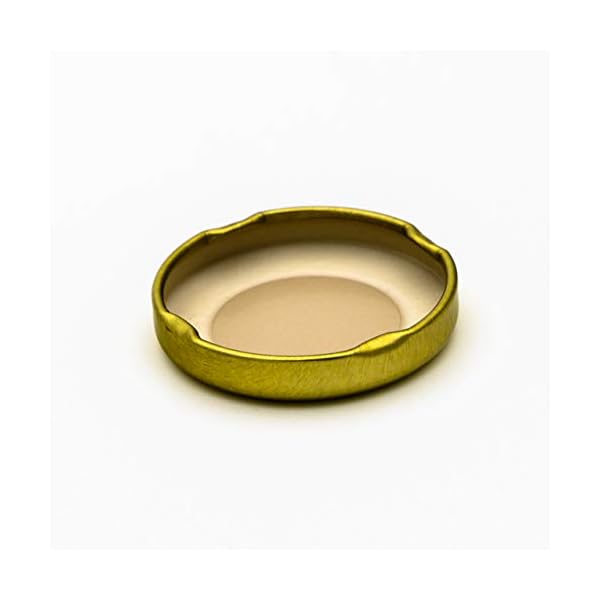Flaschenbauer Set von 24/48/96 Mini EinmachglÃ¤ser 53ml - SchraubglÃ¤ser mit Gold-Twist-Off Deckel 43mm, Ideal fÃ¼r Marmelade, Honig, GewÃ¼rze, Konservieren & Geschenkideen - 24 StÃ¼ck – Bild 5