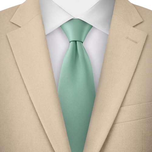 Image of Jacob Alexander Men's Extra Long Solid Color Tie