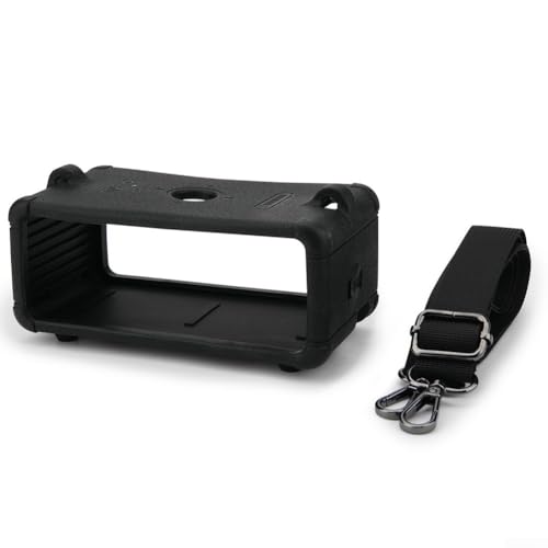 Funda de silicona para Marshall Emberton III con correa de hombro y protector blanco 3