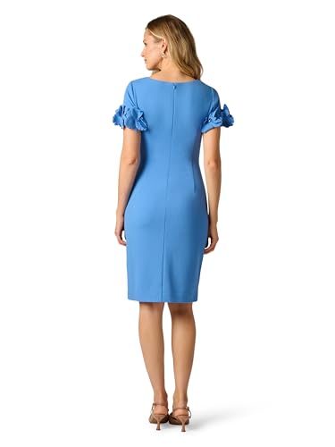 Image of Adrianna Papell Knit Crepe Short Dress