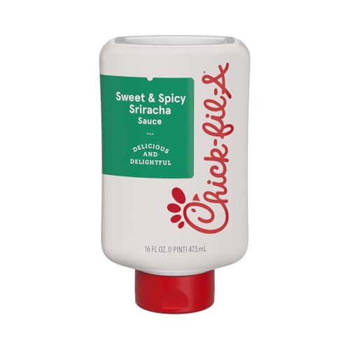 Chick-Fil-A Sweet & Spicy Sriracha Sauce I 16oz (473ml) Pack of 1 I US Import