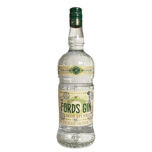 Fords Gin London Dry Gin, Ginebra Sabor Naranja, Lavanda y Cítricos 45% Vol. Alcohol, 700 ml