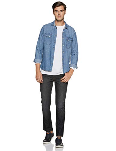 Newport-University-Mens-Slim-Fit-Jeans-NUJN1009ADeep-Indigo32 Newport University Men's Slim Fit Jeans (NUJN1009A_Deep Indigo_32)
