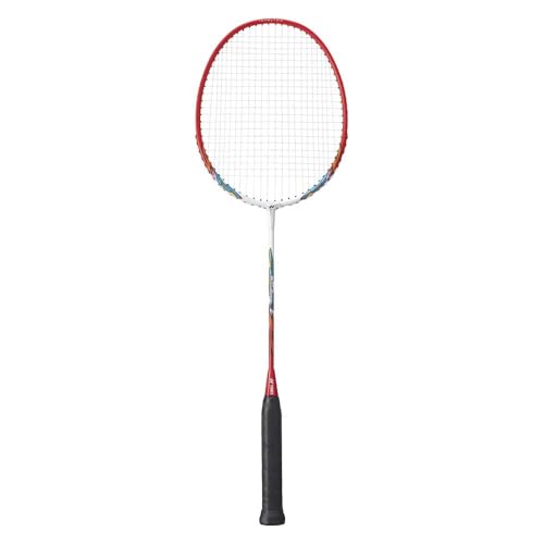 Muscle Power 2 (Kordajlı) U (Ort. 105g) G4 Badminton Raketi, Beyaz Kırmızı