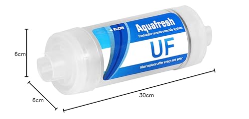 Image of Aqua Fresh Set of 4 inch UF Cartridge & Mineral Cartridge for RO Water Purifier with 4 D-Push Elbow Connectors Water Purifier with RO Technology for Home (UF Mineral Cartridge)