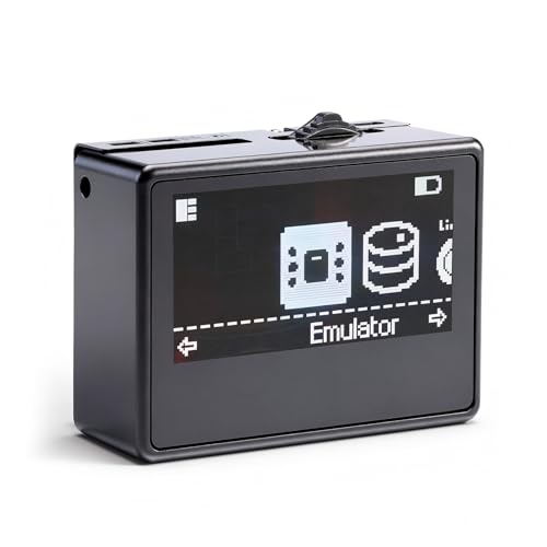 Plyisty Émulateur NFC NTAG avec écran de 1,3 Pouces, Simulateur de Balises Réinscriptible pour IOS et Android, Micrologiciel de Mise à Niveau de L'application INFC,Équipement de (BLACK)