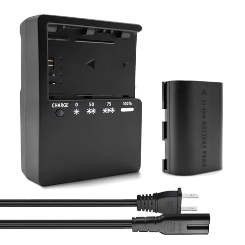 YUEFANSEN Batteria LP-E6 LP-E6N e LC-E6 LC-E6E caricabatteria compatibile con fotocamere Canon EOS 5D Mark II III IV, 5DS, 5DS R, 6D, 6D Mark II, 7D, 7D Mark II 60D 70D 80D 90D R R5 C700 XC10 XC15