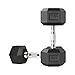Price comparison product image MaxStrength Hex Dumbbells Weights Dumbbells Set Strength Training Equipment Gym Set Barbell Weights Set Gym Weights Dumbbell Set (15 kg Pair)