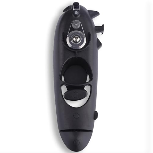 QANYEGN 8 in 1 Multifunctional Can Opener, Stainless Steel Tin Opener,Professional Jar Manual Cut Opener for Bottles