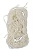Kosher Thin White Sheep Wool Tzitzit Strings (16ct.)