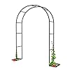 1,2 M 1,4 M 1,8 M Zwart Metalen Tuinboog, Zware Rozenboog, Voor Verschillende Klimplanten, Buiten Tuin Gazon Achtertuin Boog Decoratie