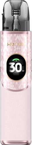 Geekvape Wenax Q2 | Geekvape Wenax Q 2 Kit 3Ml Q Pod - Mtl + Rdl Bobina A Maglia Originale Z Da No Nicotine, No E-Liquid (Rosa Cipria)