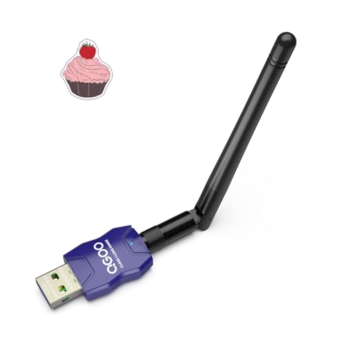 Class 1 Long Range Bluetooth Adapter for PC, QGOO USB Bluetooth Adapter for PC 5.3+EDR, Bluetooth Dongle Bluetooth Receiver Support Windows10/8.1/8/7?blue-132?