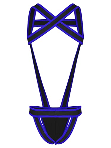 Men's Leotard Stretch Jumpsuits Bulge Pouch Jockstrap One-Piece Wrestling Singlet Bodysuit2