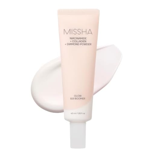 MISSHA M BB Boomer Face Primer, Korean Dewy Glow Makeup Base 1.35 oz