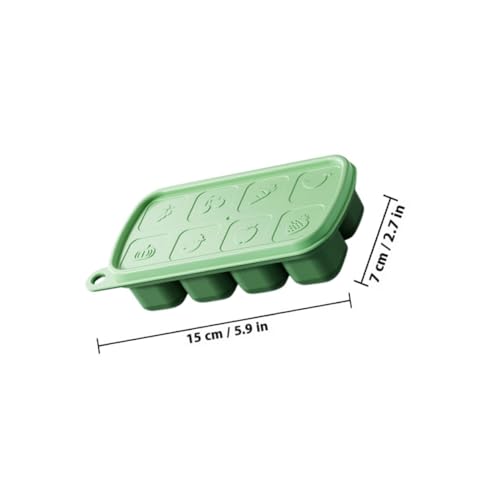 Set de 3 bandejas para cubitos de hielo con tapa miniatura 2