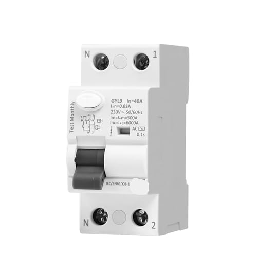 Disjoncteur différentiel électromagnétique GYL9 2P robuste