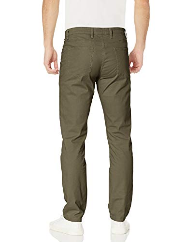 Amazon Essentials Men's Skinny Fit 5-Pocket Comfort Stretch Chino Pants, Olive, 40W x 30L - image 2