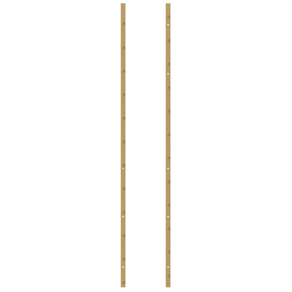 Wand-Weinregal aus goldenem Eisen für 36 Flaschen, Flaschenregal mit Montagezubehör, Getränkeregal für Küche, Esszimmer, Bar, Keller, Speisekammer, Lagerung und Ordnung