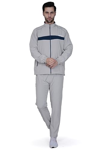 Image of BW:Beatwide Men's Tracksuit NS Dot Terry Polyester Spandex Full Stretch | Track Suit for Man Winter Wear | Sports Track Suit for Men Gym Running, Workout