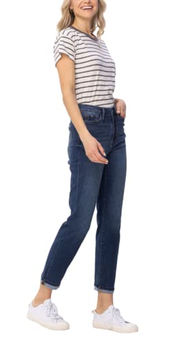 Judy Blue Cool Denim Sustainable Cuffed Boyfriend4
