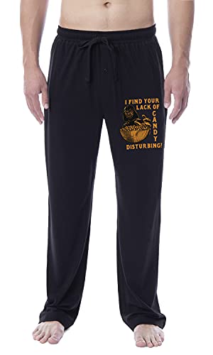 Star Wars Mens' Movie Halloween Darth Vader Candy Sleep Pajama Pants (Small) Black