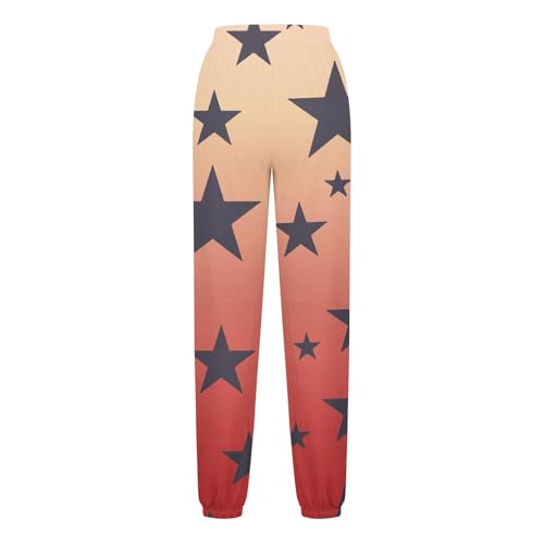 Sweatpants for Girls High Waist Baggy Joggers Drawstring Elastic Fashion Teen Clothes with Pockets3