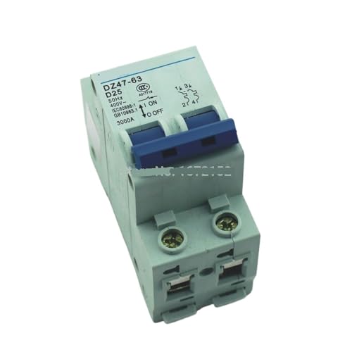 Disyuntor de seguridad 2P 25A D interruptor automático magnetotérmico 240V 415V
