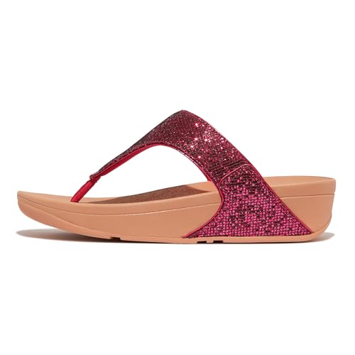 Image of FitFlop Women's LULU Suede Toe-Post Sandals | Lightweight Summer Walking Sandals with Cushioned Comfort, Arch Support & Grip